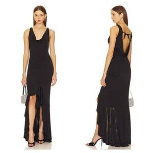 Lovers and Friends x Anja Dujaković Reba Gown - Black